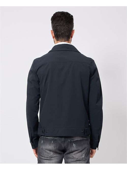 Giubbotto blu Yes Zee con collo a camicia YES ZEE | J541-NQ000710